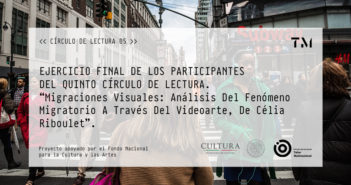 EJERCICIO FINAL DE LOS PARTICIPANTES DEL QUINTO CÍRCULO DE LECTUA.“Migraciones Visuales: Análisis Del Fenómeno Migratorio A Través Del Videoarte, De Célia Riboulet”